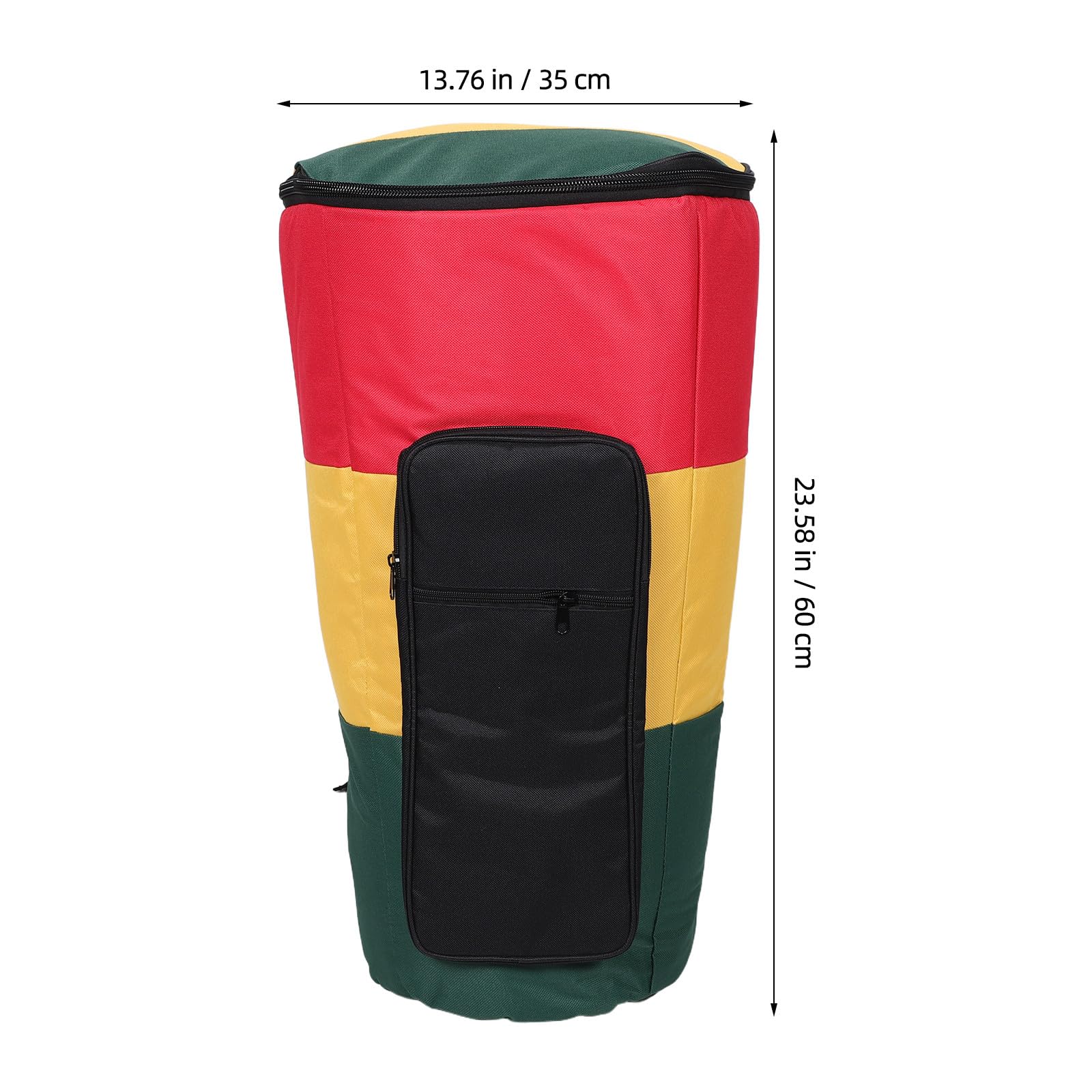 Gatuida Borsa per tamburo Djembe da 12 pollici, impermeabile, in tessuto Oxford, con tracolla, accessorio per strumento musicale per studenti di musica all'aperto