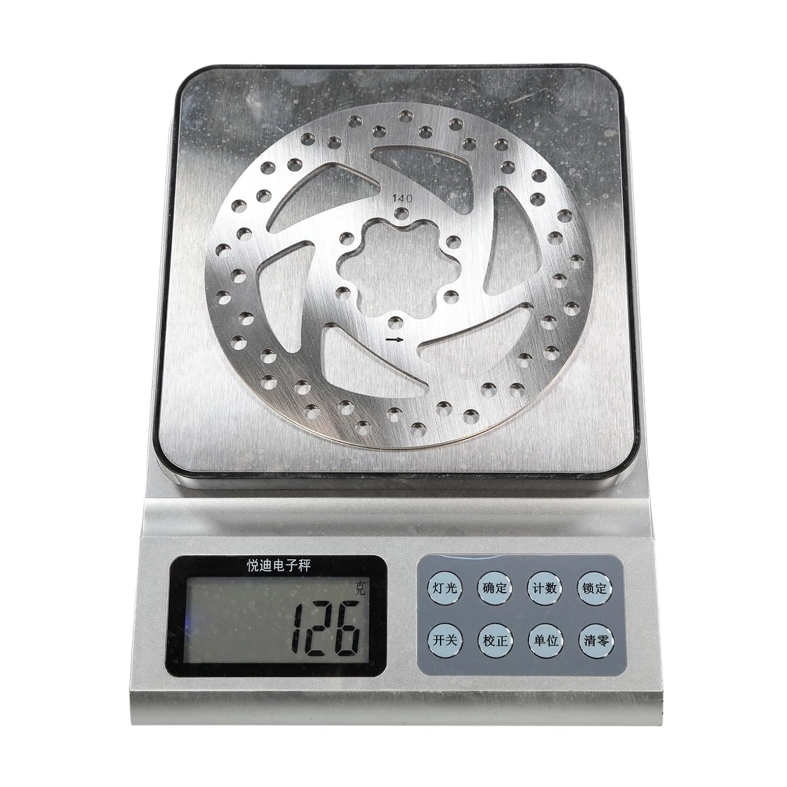 Rotore del Freno a Disco da 140 mm Compatibile con Zero 10X 10 VDM Universale Compatibile con Disco Freno for Scooter Elettrico DUALTRON KAABO Mantis