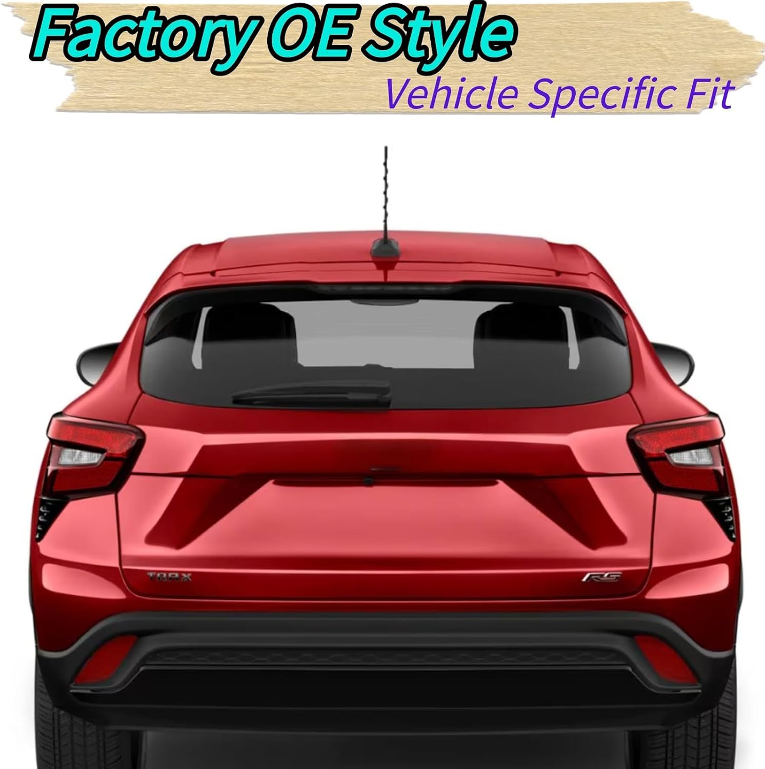 Car Rear Wiper Arm Blade for Chevrolet Chevy Trax 2024 2025 ACTIV LS LT RS 1.2L L3 - Gas Rear Back Windshield Wiper Blade Set Replacement