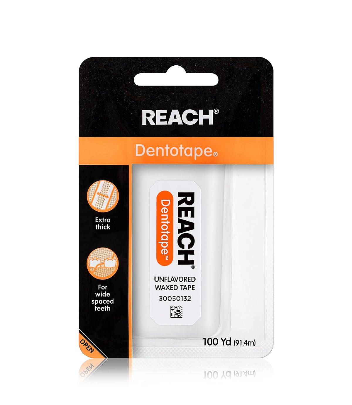 Reach Dentotape Extra Wide Unflavored Floss, Waxed, 100yds [Personal Care]