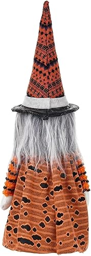 Miniatura 6 de Decoraciones de Halloween para interiores – Gnomo de bruja sonriente iluminado y espeluznante para decoración de fiesta de Halloween