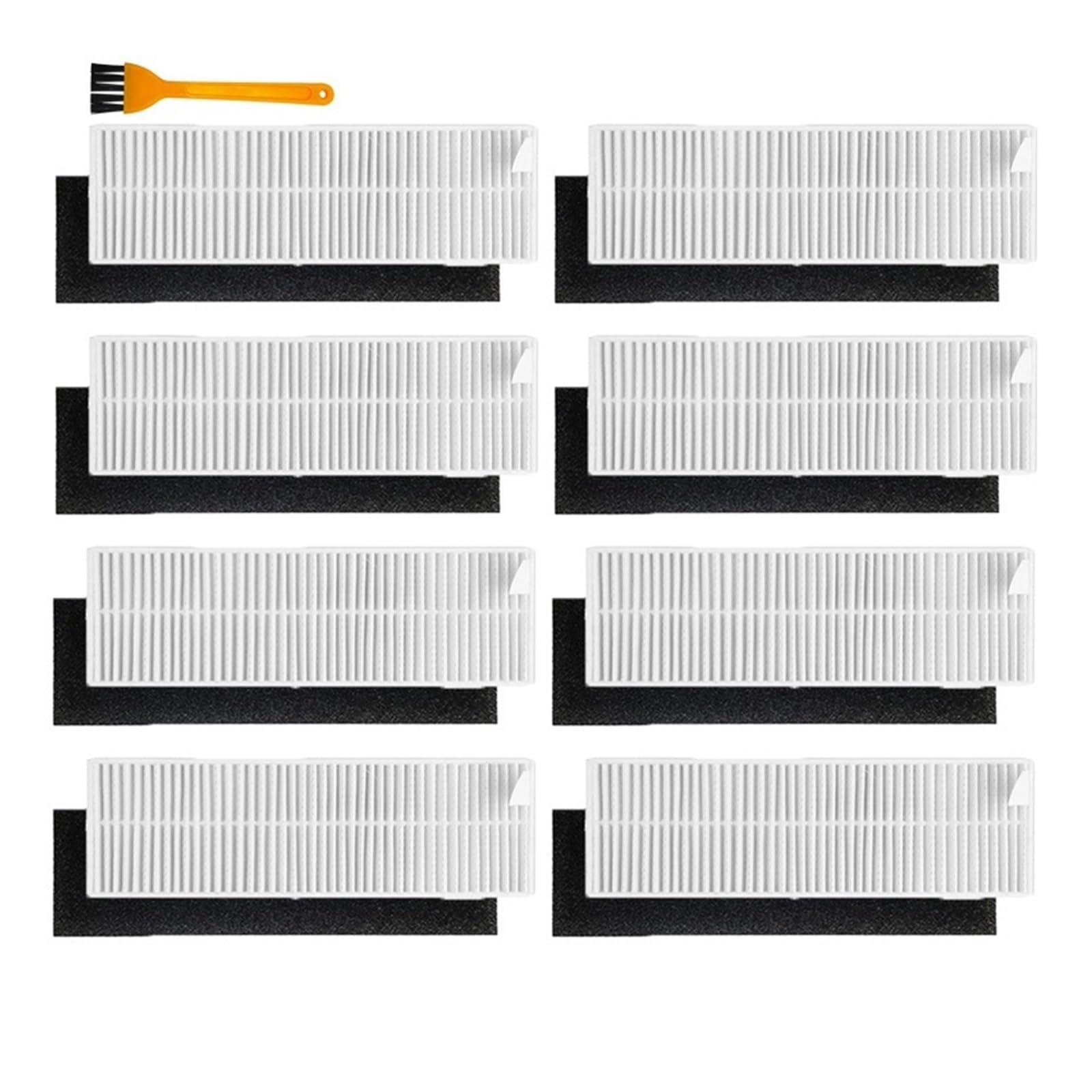 PORRSYDCD Compatible With Mijia G1 MJSTG1 Mi Robot Vacuum Mop Essential Side/Main Brush Cover Hepa Filter Mop Cloth Parts(Set15)