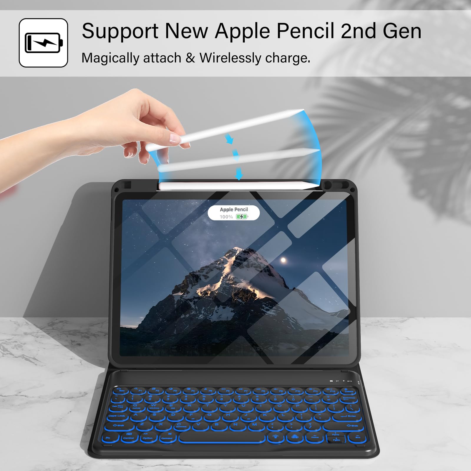 Amazon.com: Aoub Keyboard Case for iPad Air 11-Inch M3/M2 2025