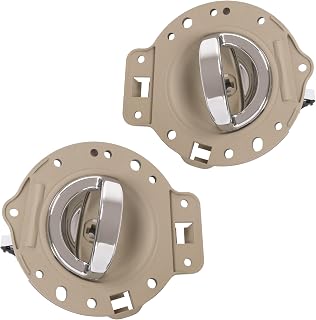 ALMULOO Door Handle w/Chrome Lever Compatible with 2006-2010 Jeep Commander