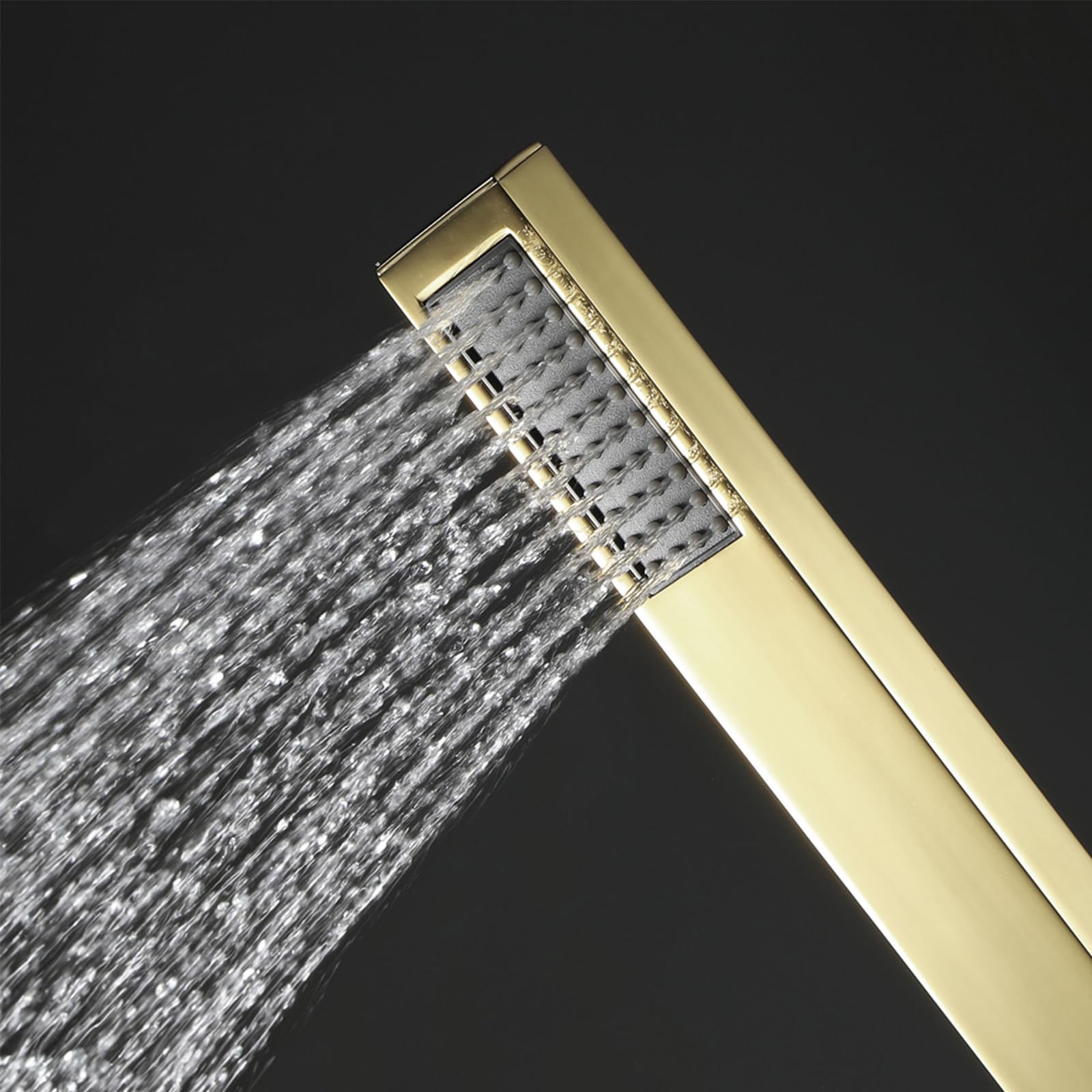 Mosiężny ręczny zestaw prysznicowy Tatic Shower Heawith 59 cali wąż do montażu ściennegoHanshower i zawór kątowy do łazienki doświadczenie