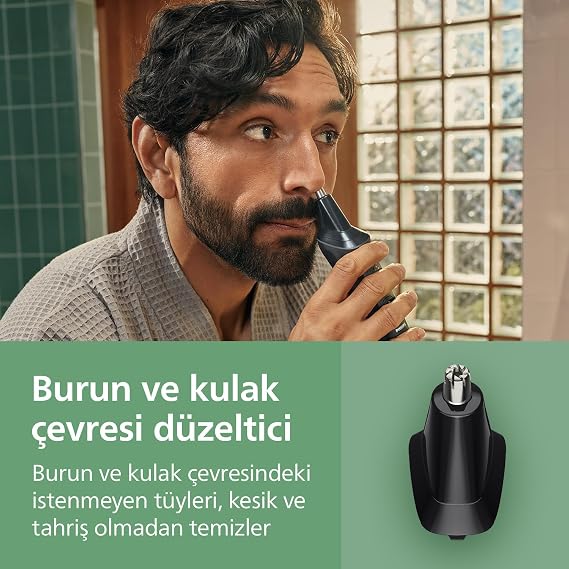 Philips 3000 Serisi 7in1,Erkek Bakım Seti,Yüz/Saç/Vücut Tıraş Makinesi,Islak/Kuru Kullanım,MG3930/15