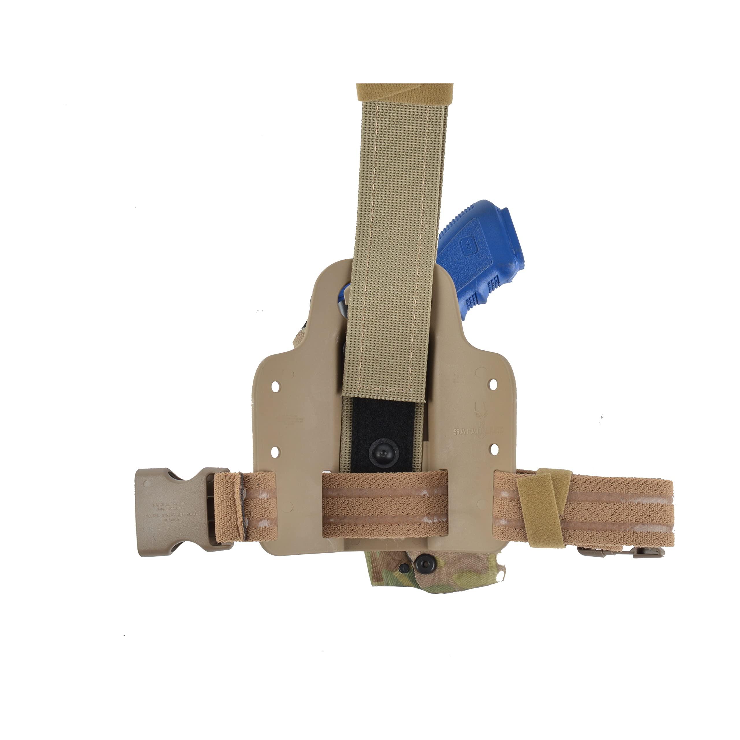 Safariland® 6354DOMS19-Light/RDS ALS Holsterkorpus QLS-Gabel MS19, STX/Cordura® / Ranger Green, re, Glock19, 23, 46, (Gen 3-4) +M3, TLR-1, SF X200/X300U + Dr. Opt