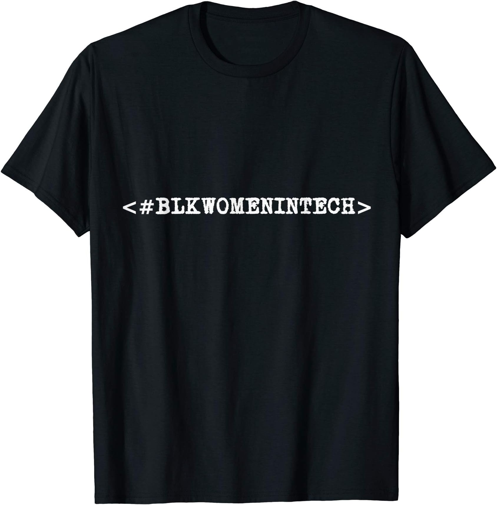 Black Women in Tech and Coding T-Shirt