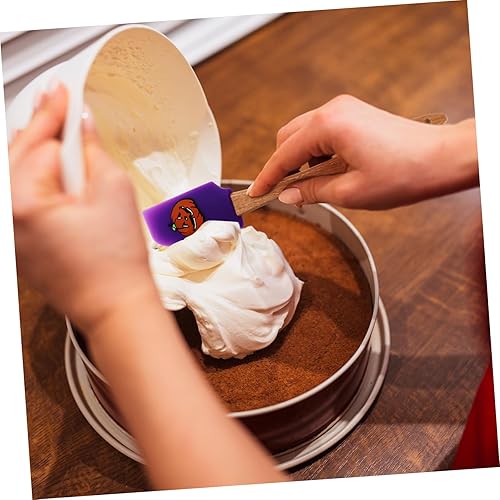 Miniatura 4 de BIUDECO Decoración para tartas, 4 piezas, espátula de madera para niños, kit antiadherente para tartas