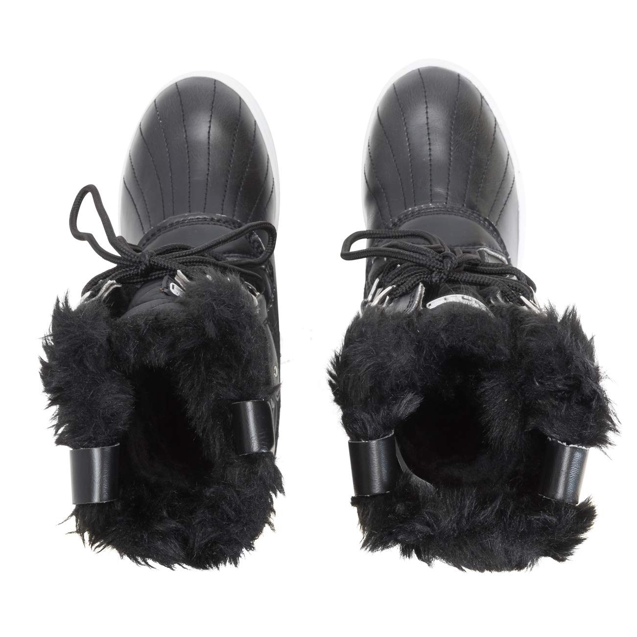 Polar Damen Schnee Stiefel Nylon Tall Wasserdicht Gefüttert Regen Stiefel