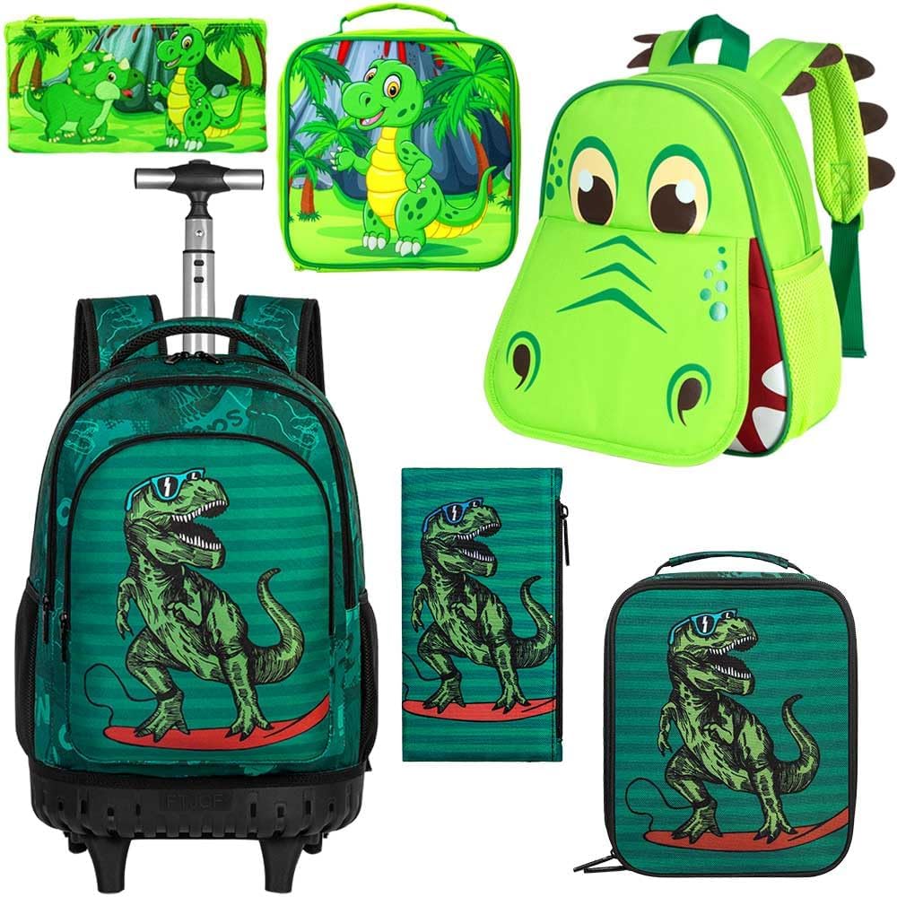 AGSDON Clear Backpack Pink Green