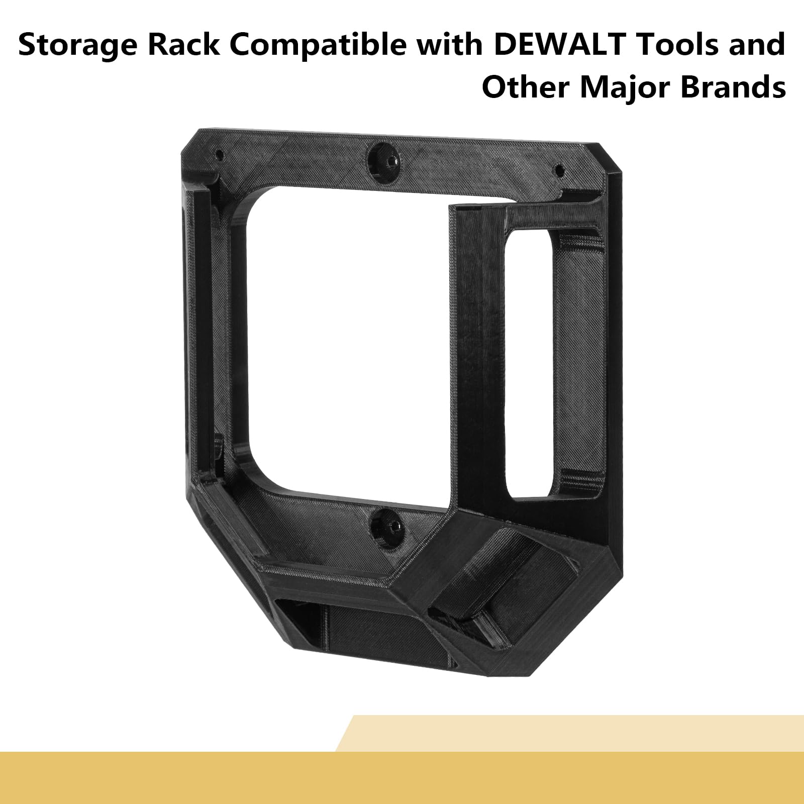 Soporte de pared para sopladores de hojas inalámbricos de 20 V, estante de almacenamiento compatible con herramientas DEWALT y otras marcas principales