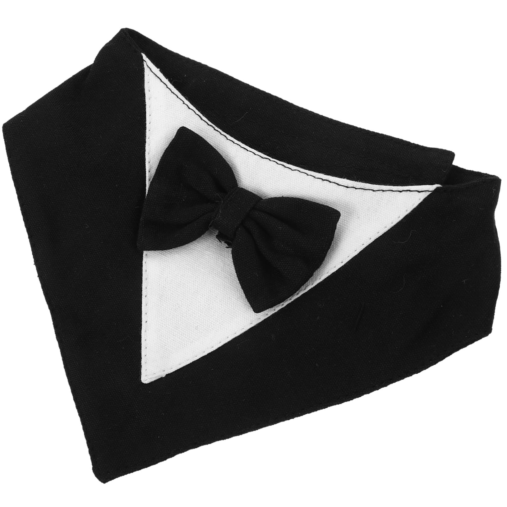 ifundom 5pièces Bandana pour Chien Polyester avec Nœud Décoratif Écharpe Ajustable pour Animaux De Compagnie Accessoire Élégant pour Fête Et Mariage