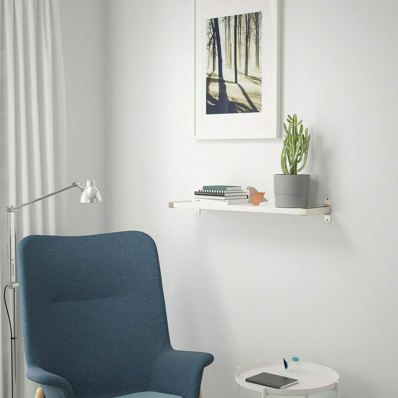 IKEA GRANHULT Halterung (2er Set) für Regal 19,8 x 11,9 cm, vernickelt