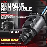 Vista 5 de Sensor de temperatura del aire ambiente exterior con enchufe 8Z0820535 + 1J0973702 compatible con Audi A4 A6 A7 Q5 Q7 VW Golf Jetta Passat