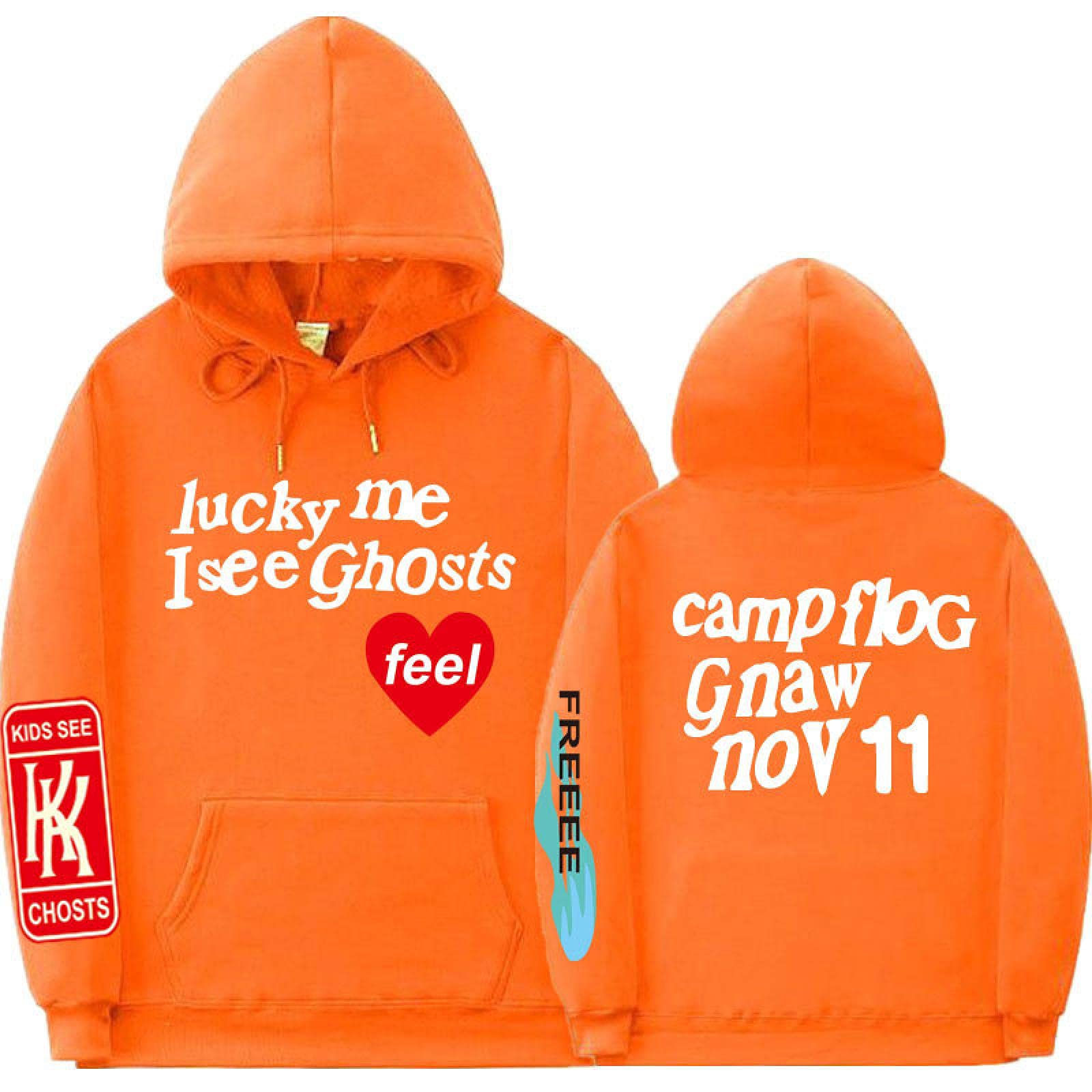 Felpa Semplice E Generosa Felpa con Cappuccio Uomo Donna Hoodie Felpe Pullover Felpe da Uomo Hip Hop Streetwear Felpe con Stampa L