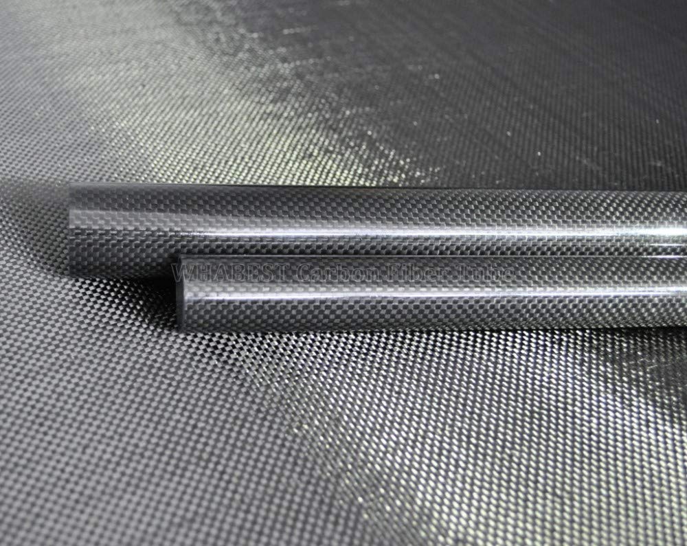 US. Carbon Fiber Tube 3K OD 5mm 6mm 7mm 8mm 9mm 10mm X 1000mm Length 100% Full Carbon Composite Material/Pipes. RC Plane/RC DIY WHABEST (2pc 5 * 3 * 1000 Glossy)
