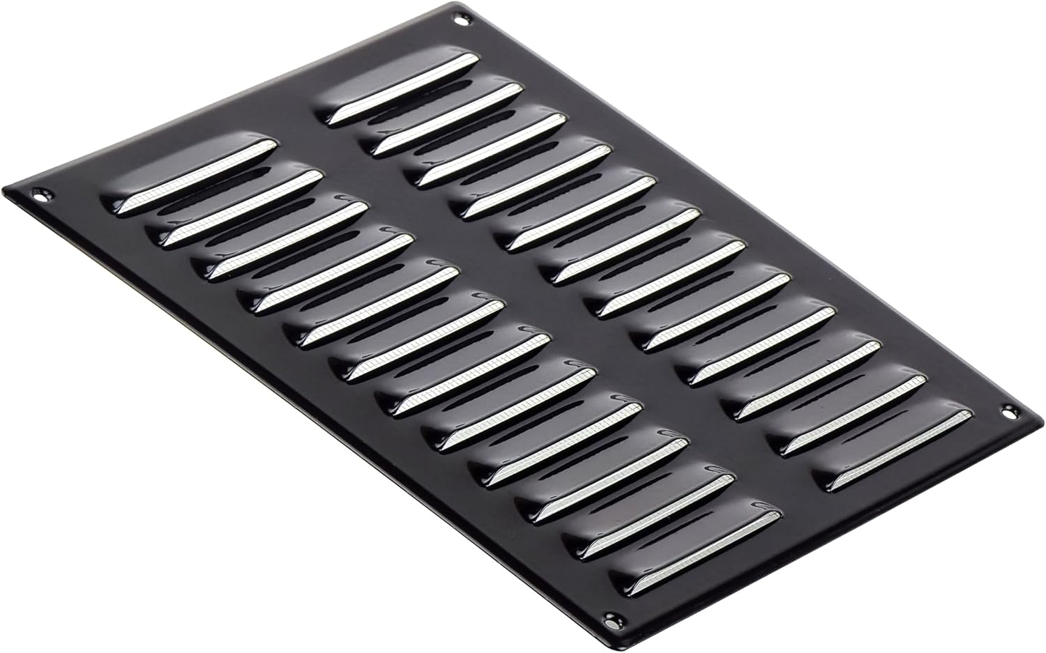 Steinberg14 Black 260x280mm Metal Air Vent Cover with Insect Mesh, 10x11 inch Ventilation Grille