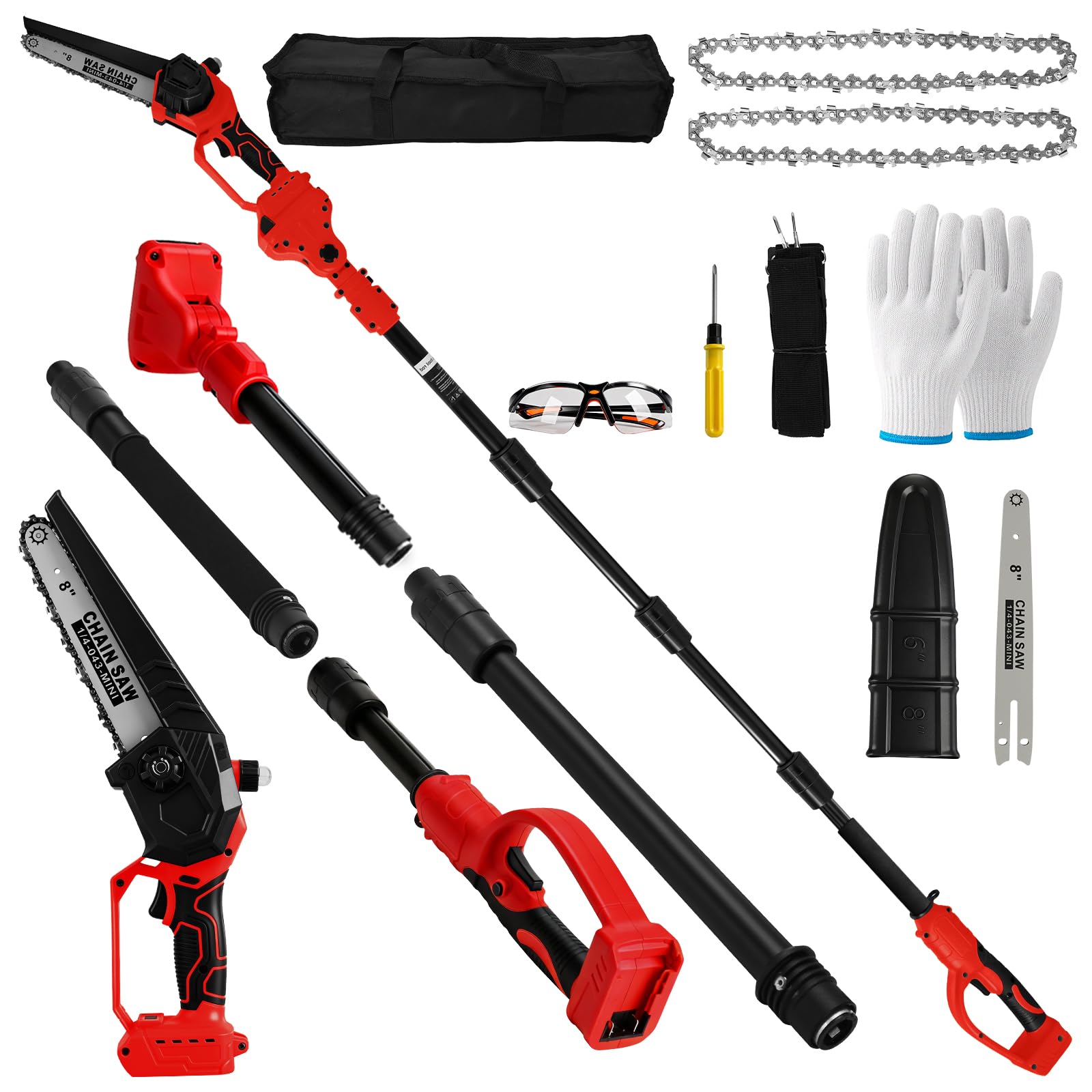 Sierra de Barra y Mini Motosierra en 1 8" para Milwaukee 18V (sin Batería)