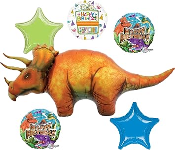 Dinosaur Birthday Party Supplies Triceratops Balloon Bouquet Decorations