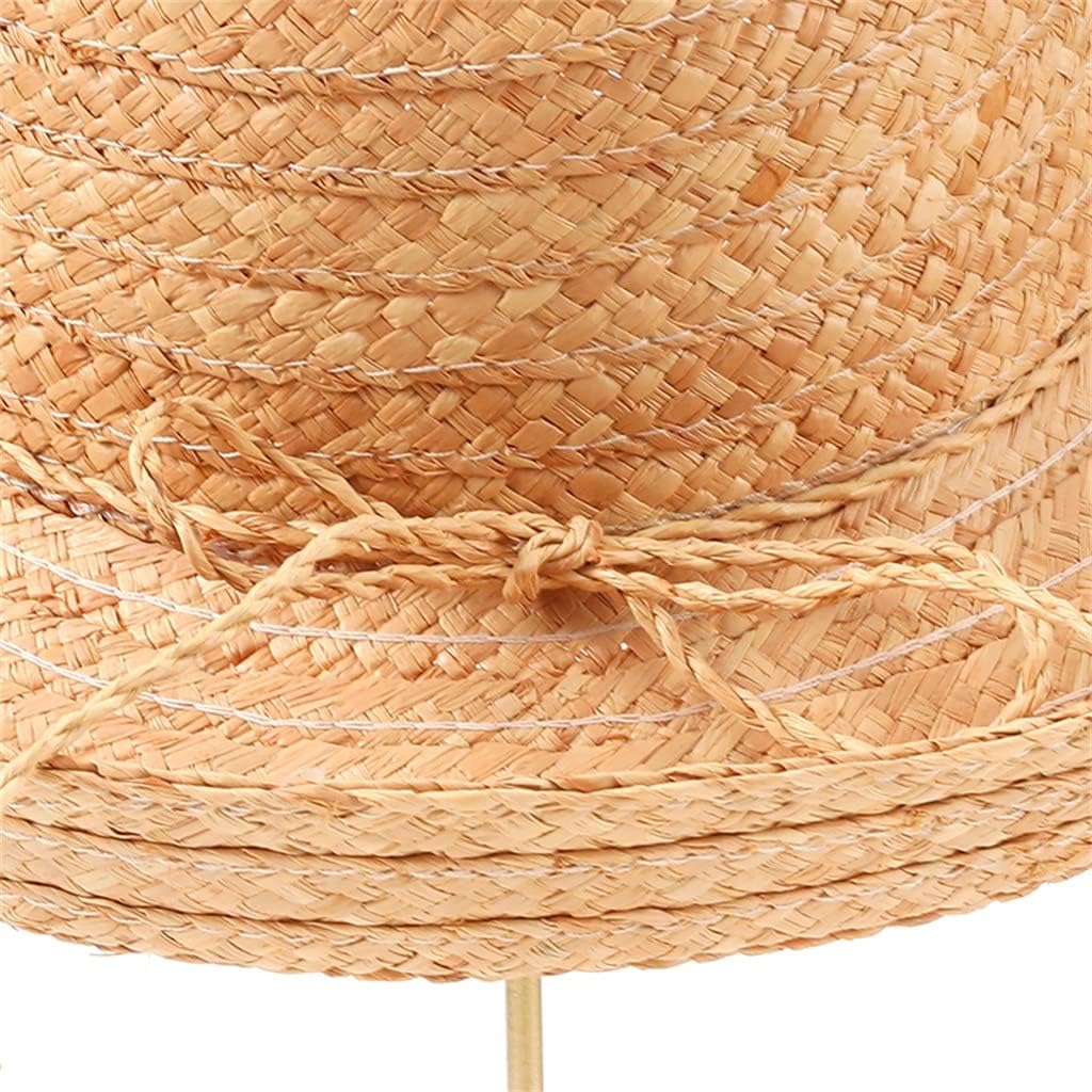 Beach Hats for Women Designer Sun Hat Hand-Knitted Flat Sunscreen Vacation