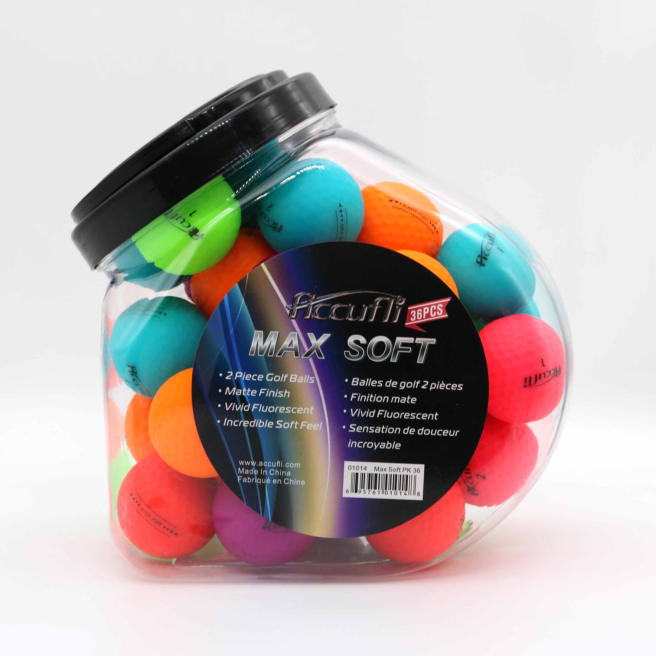ACCUFLI Max Soft Matte Golf Balls