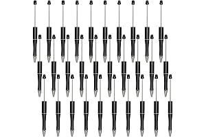jiebor 30-Pack Black Beadable Pens Bulk