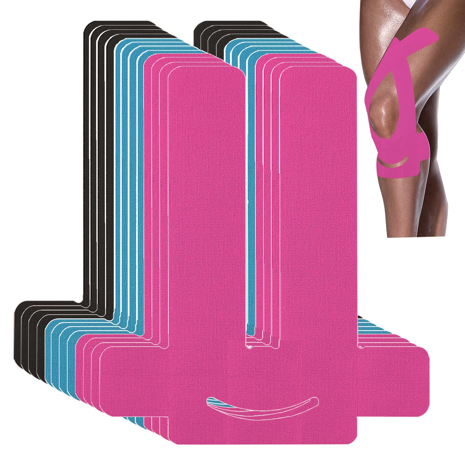ANAMPION Kinesiotapes Vorgeschnitten for Knees