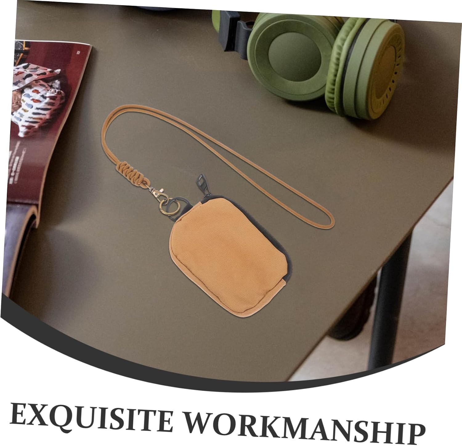 PRETYZOOM Portable Outdoor Wallet Key Card Case Coin Bag Earphone Holder Sports Accessory Travel Organizer