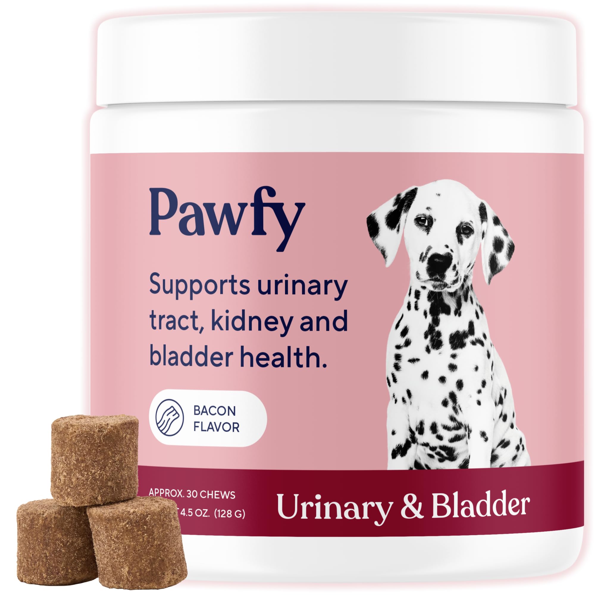 Pawfy Dog UTI Supplement | Cranberry & D-Mannose for Urinary Tract & Bladder Health | Ideal for Senior Dogs | Urinary Tract Infection Control | Dog