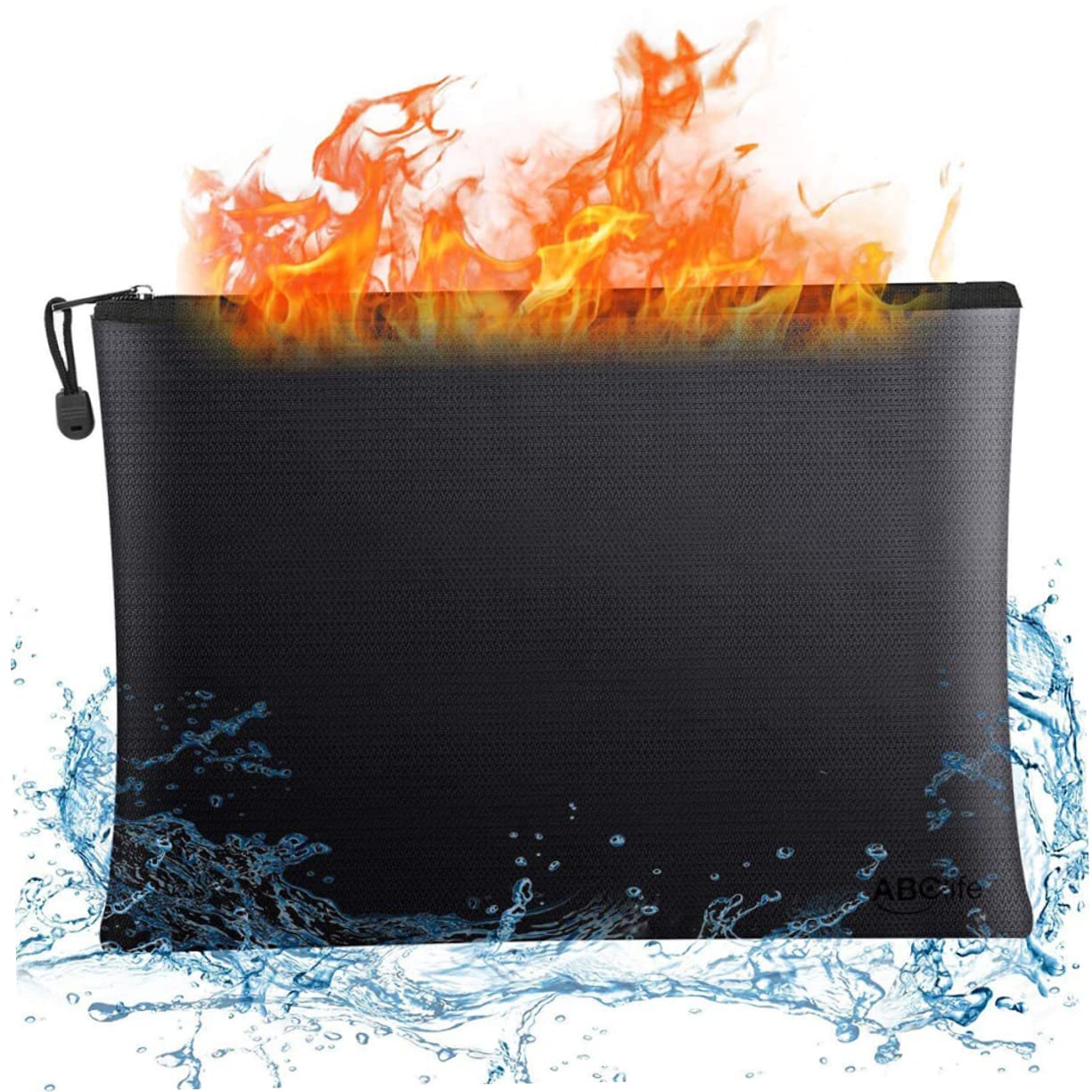 PLAFOPE Bolsa Para Documentos Ignífuga Almacenamiento Seguro Para Contratos y Documentos Importantes Protección Contra Incendios y Agua Casa u Oficina