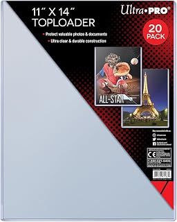 Ultra Pro 11" X 14" Toploader 20ct