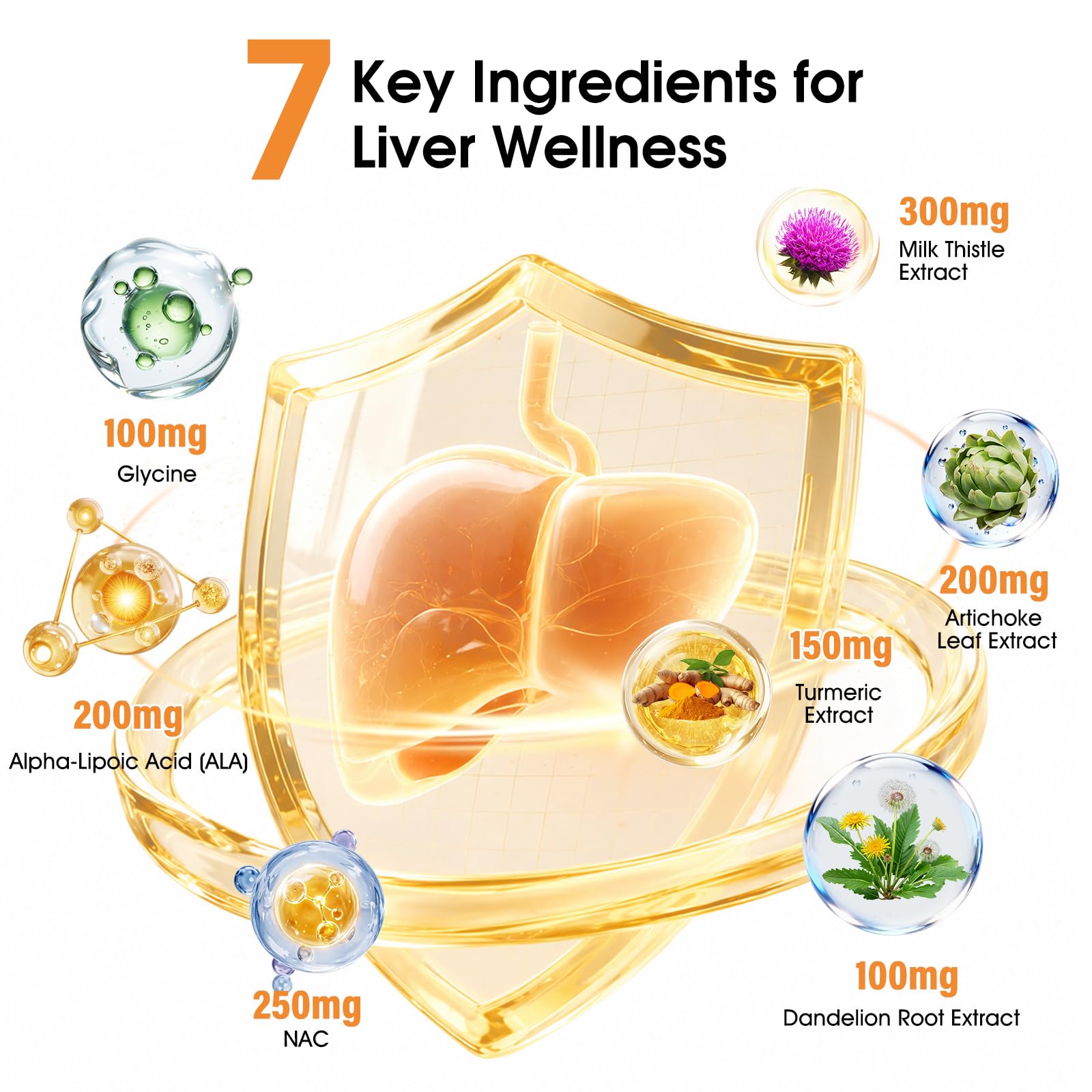 Liver Cleanse Detox & Repair, Liver Detox Supplement with Milk Thistle, Turmeric, NAC, CoQ10, and L-Glutamine, Liver Support Detox Drink for Liver Health, Energy & Gut Support, 30 Servings — Amazon image 2