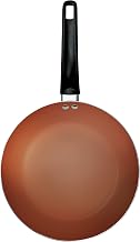 Frigideira Montreal 26 cm de Alumínio com Revestimento Antiaderente Cerâmico, preta, AIM9521-PT, Euro Home