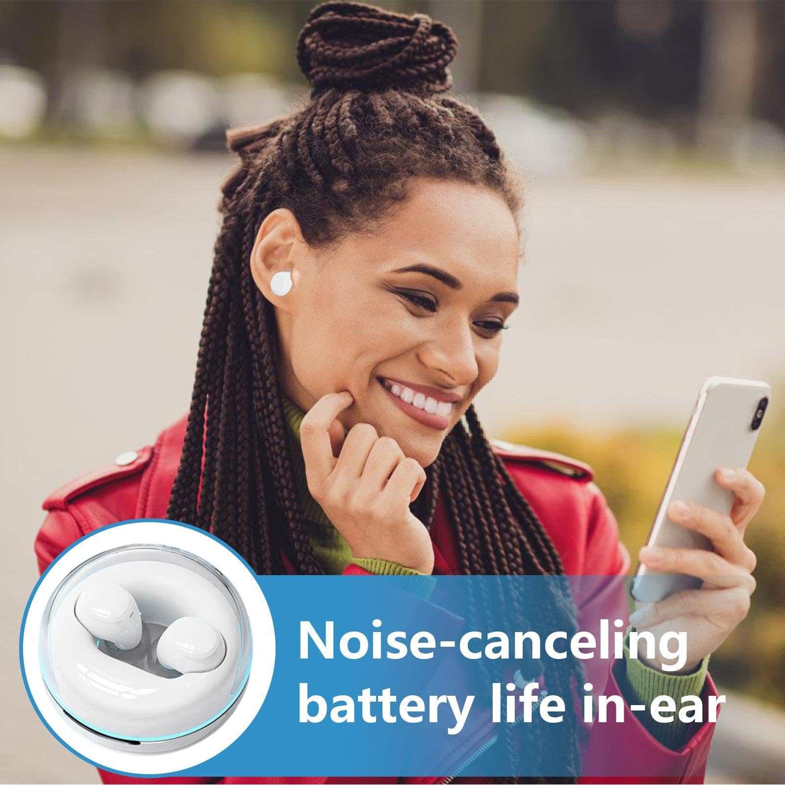 Cuffie senza fili – Cuffie wireless per allenamento, elettronici per corsa, ufficio, ciclismo, pendolarismo e studio
