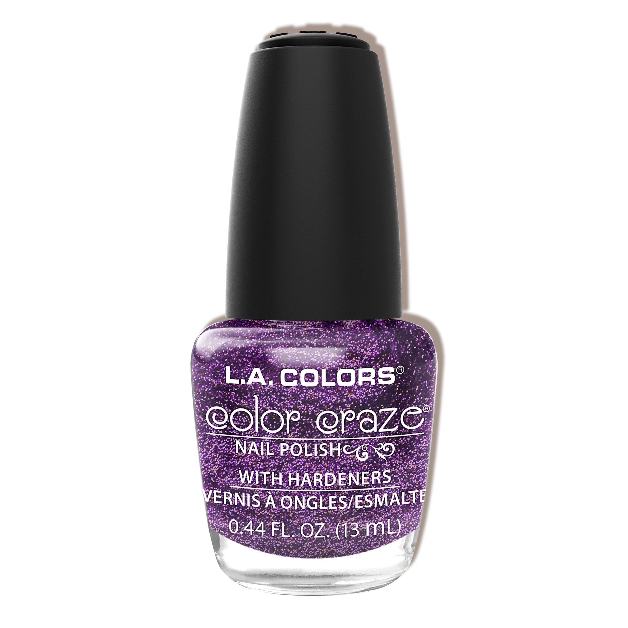 L.A. COLORSColor Craze Nail Polish, Razzle CNP553
