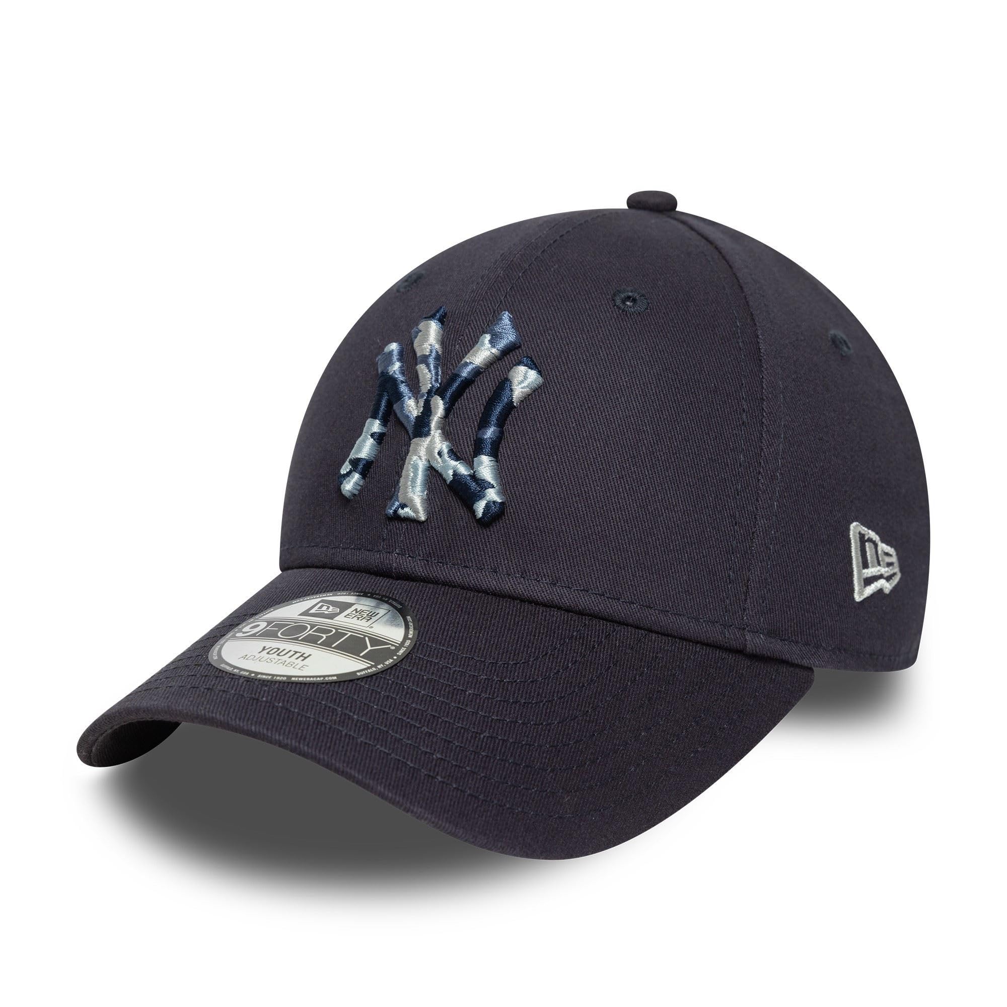 New Era New York Yankees Cap for Children Camouflage Logo 9Forty hat Girl boy MLB Summer Blue