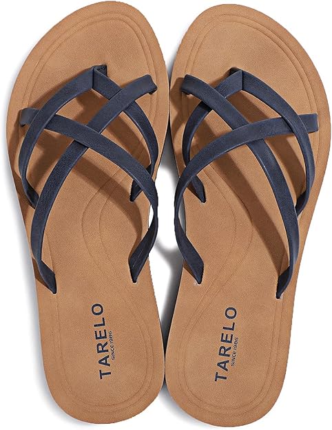 ARRIGO BELLO Women Flip Flops Beach Outdoor Slippers Leather T... - 2