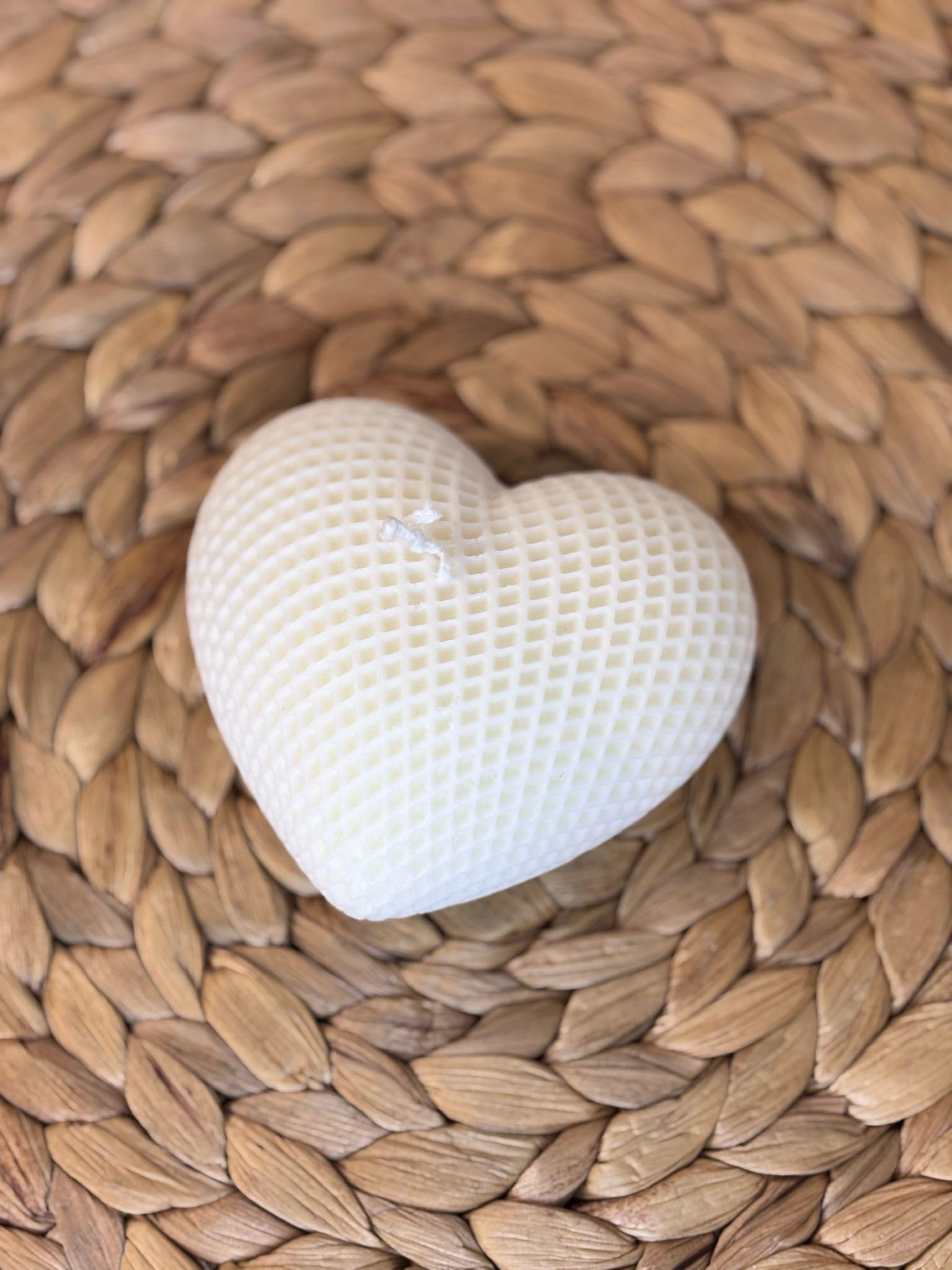 Vela artesanal | corazón | 100% Cera de soja | hecho a mano | para regalo | original decoración | romántica | detalle boda, aniversario, evento empresa