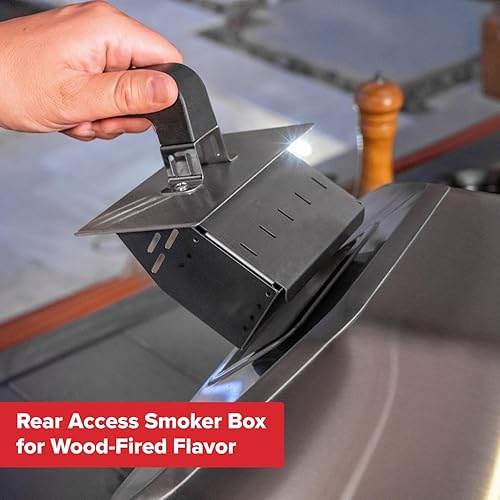 Miniatura 4 de Nexgrill Horno de pizza de gas para exteriores de 30 cm, estufa portátil de propano, parrilla para pizza, sistema de rotación fácil, cocina al aire