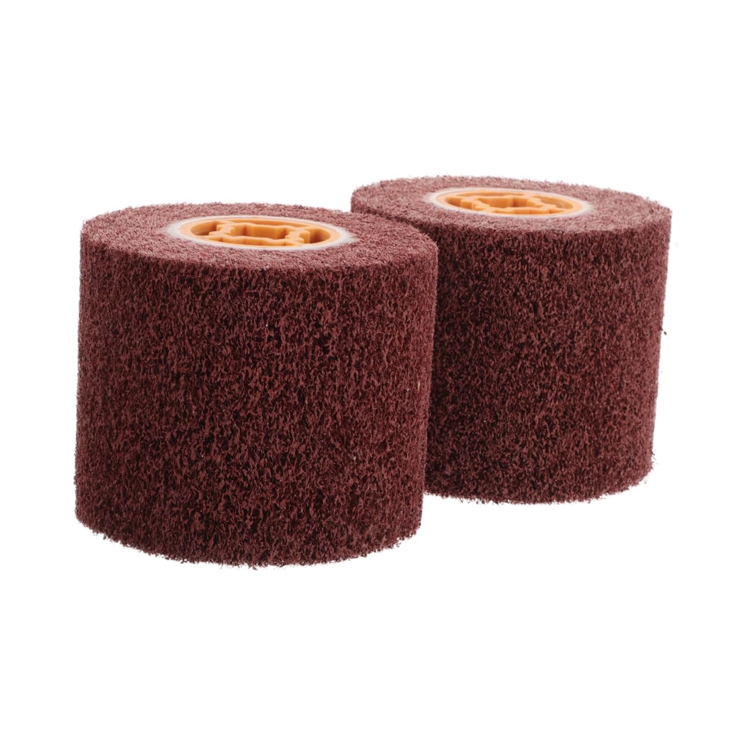 Zerodeko 2pcs Sturdy Stainless Steel Wire Drawing Wheel Abrasive Polishing Wheel for Drill Metal Burnishing Tool