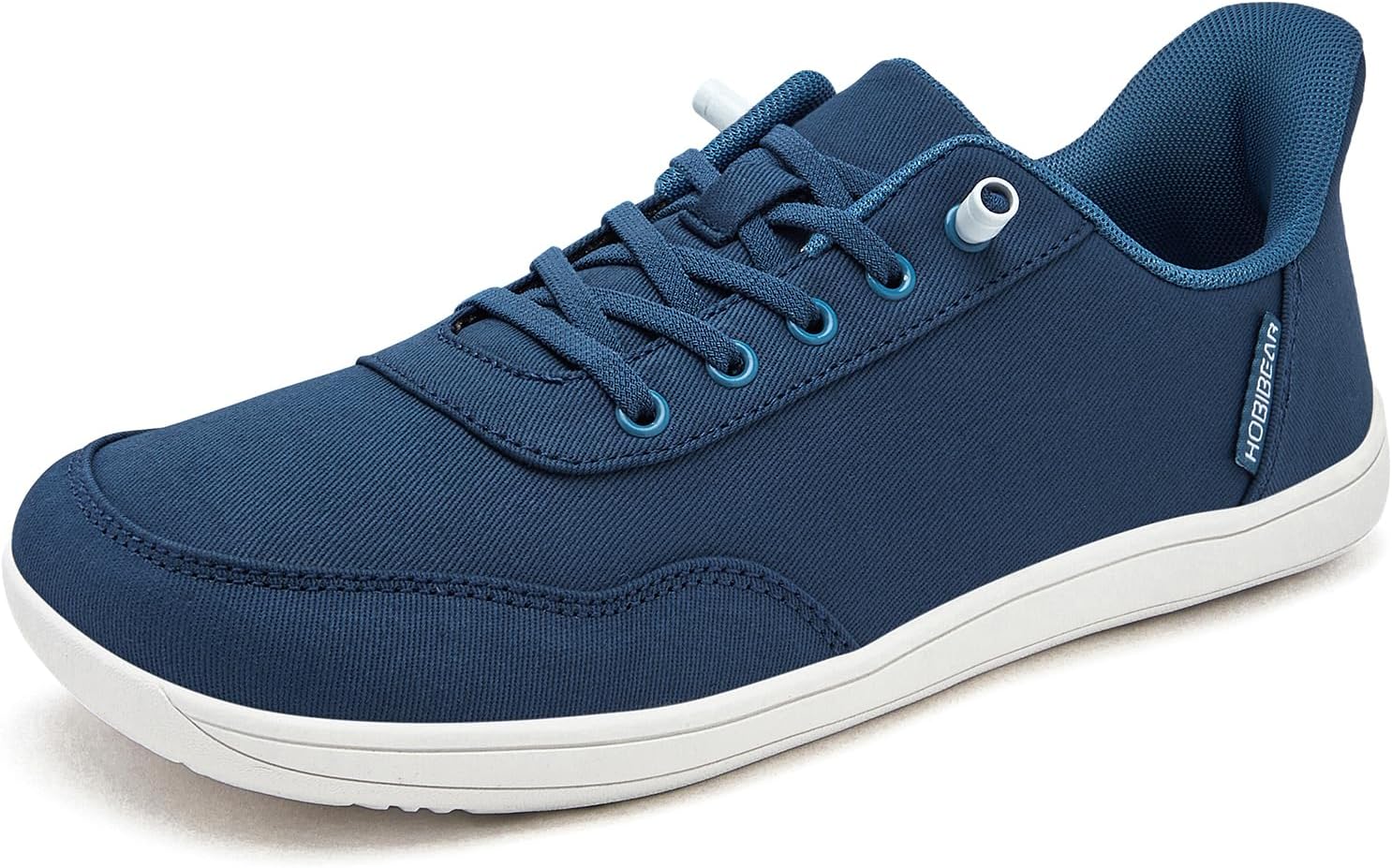 HOBIBEAR Womens Mens Hands Free Slip On Sneakers Comfort Wide Minimalist Barefoot Canvas Shoes