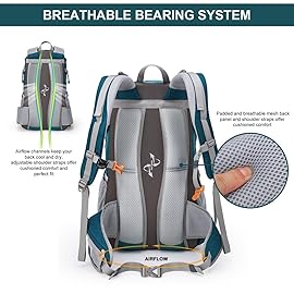 MOUNTAINTOP 25L/40L Hiking Backpack,Lightweight Travel Backpack for Men Women Outdoor Backpacking, Camping