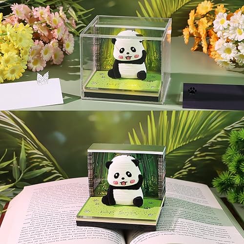 Miniatura 71 de RSLIPIN 3D Memo Pad Time Piece Calendar 2026,3D Calendar Memo Pad DIY Notes Notepad Paper Craft Art Romantic Tree House,2026 3D Desk Calendar With