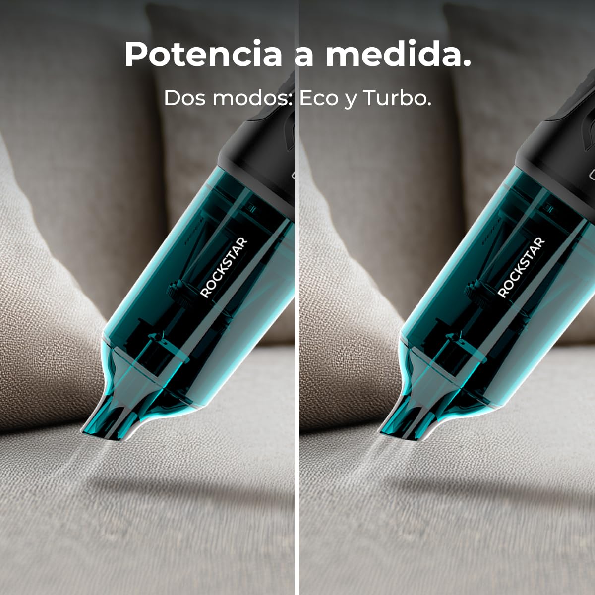 Cecotec Conga Rockstar Micro Hand Aspiradora de Mano sin Cable 80W 12kPa 2 Modos 25mins
