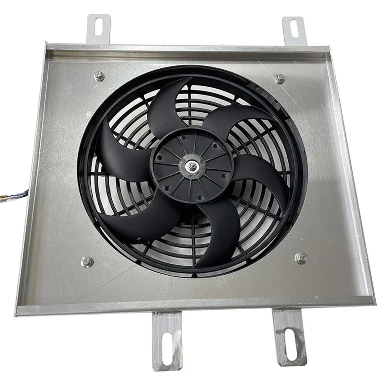 Cooler Osłona chłodnicy aluminiowej wentylatora do 92-00 Honda Civic EK EG B16 B18 D15 D16(Fan with shroud)
