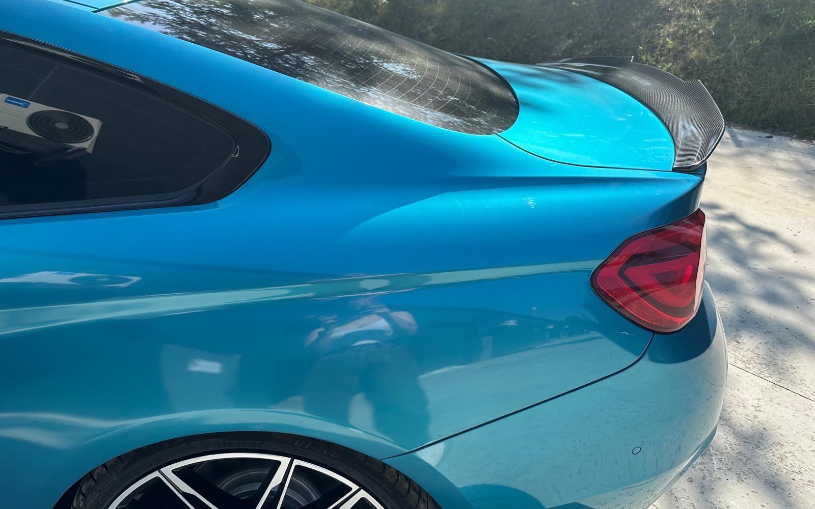 MpTuned Heckspoiler passend für 4er F32 Coupe 2014–2020, Spoiler Lippe Kofferraum PSM Stil, ABS Kunststoff Carbon Optik, Sport Design, Einfache Installation