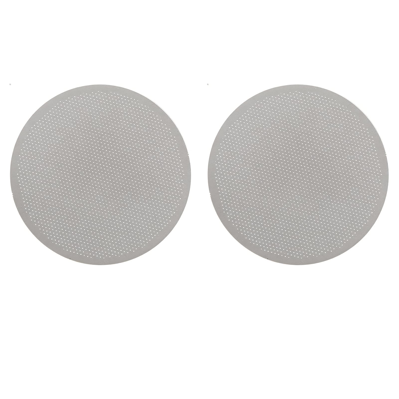 2 Pcs Metal Filter for AeroPress, Metal Coffee Filter for AeroPress, Reusable Stainless Steel Coffee Filters Compatible with AeroPress Go & Original, Filter Alternative for Fuller Bodied Coffee