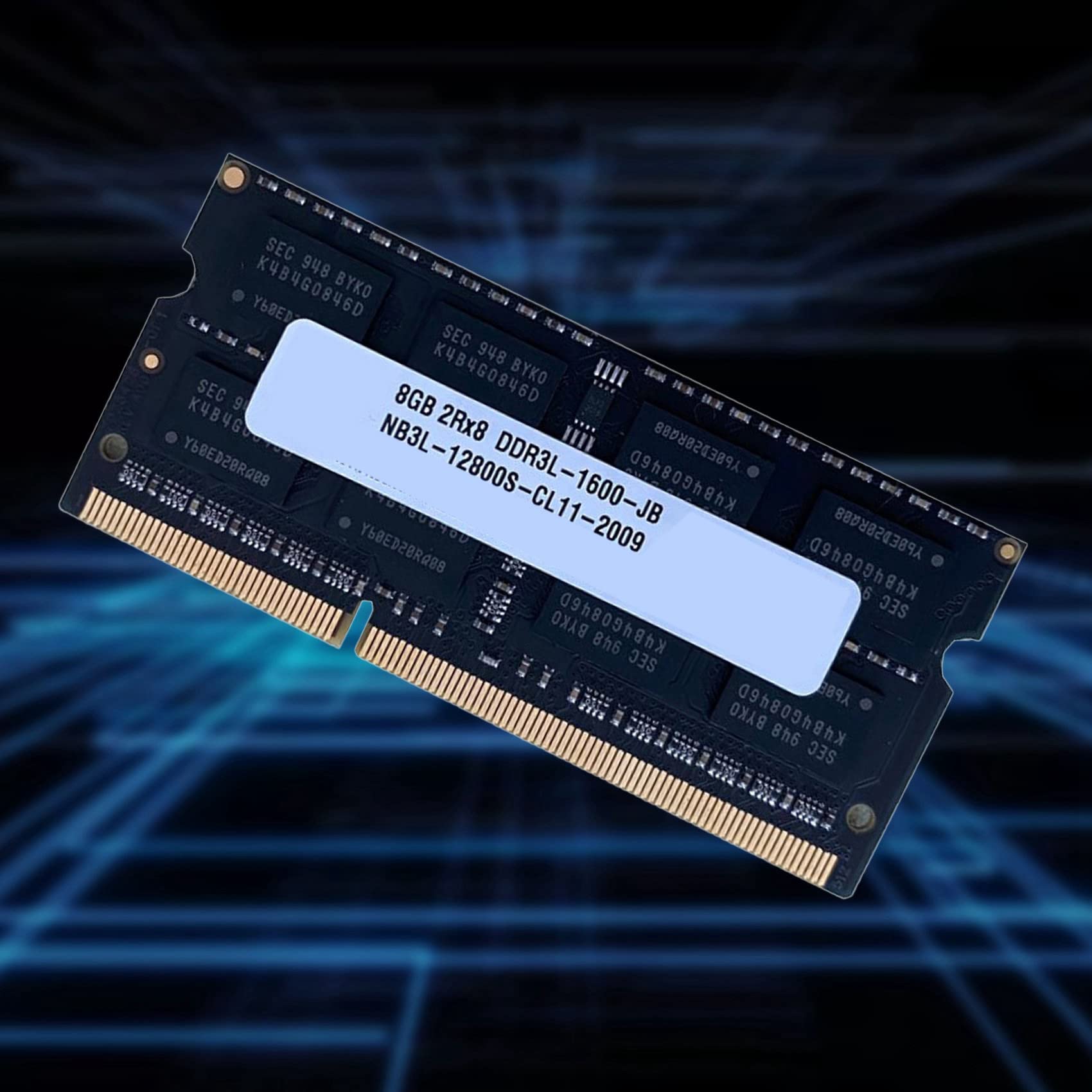 2 x DDR3 8 GB pamięci RAM laptopa 1600 MHz PC3-12800 1,35 V 204 piny SODIMM obsługa dwukanałowej pamięci laptopa