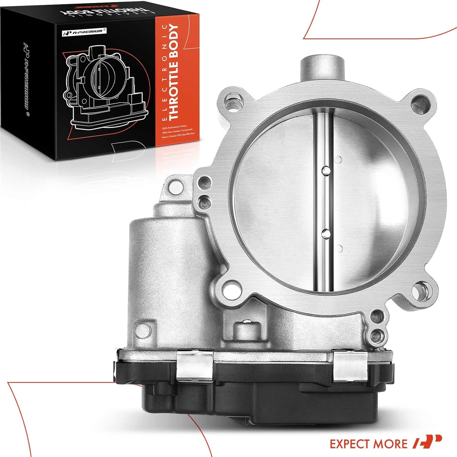 A-Premium Electronic Throttle Body Compatible with Ram 1500 2500 3500 5500 & Chrysler 300 & Dodge Challenger Charger Durango & Jeep Grand Cherokee, 2013-2017, 5.7L 6.4L